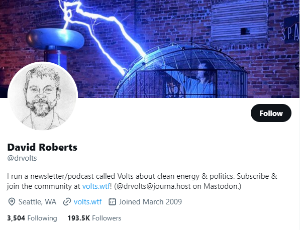 David Roberts Twitter Profile Screenshot