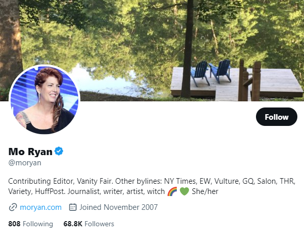 Maureen Ryan Twitter Profile Screenshot