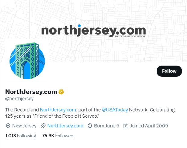 List Of New Jersey Newspapers 2024 Update   North Jersey Twitter Profile Screenshot 620x492 