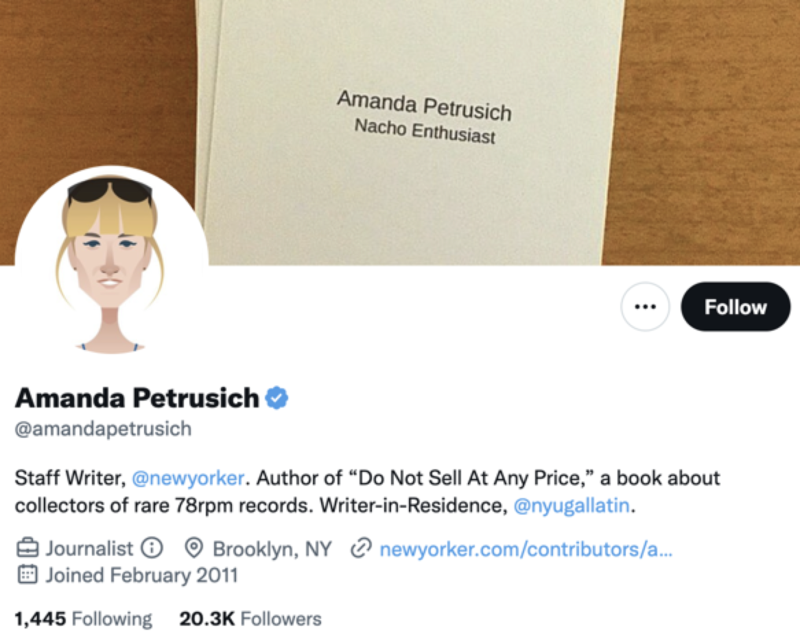 amanda petrusich twitter profile screenshot
