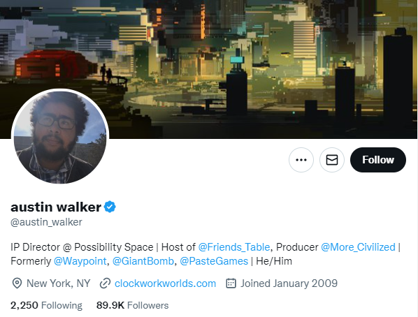 austin walker twitter profile screenshot