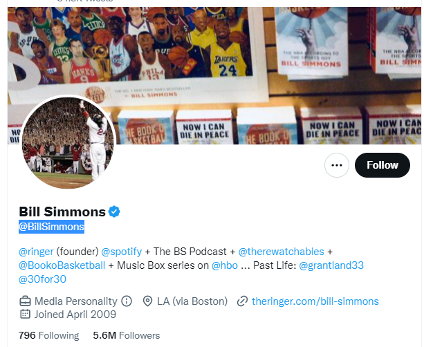 bill simmons twitter profile screenshot