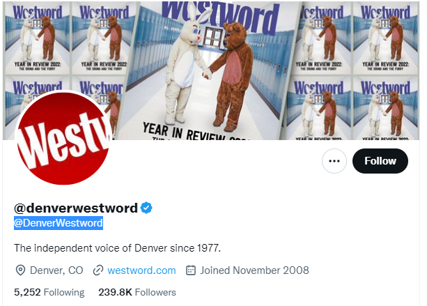 denver westworld twitter profile screenshot