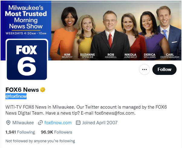 fox6 news twitter profile screenshot