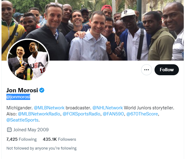 jon morosi twitter profile screenshot