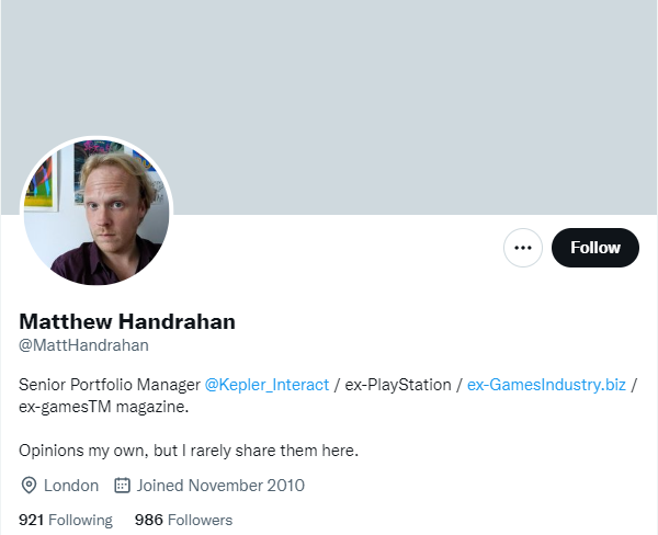 matthew handrahan twitter profile screenshot