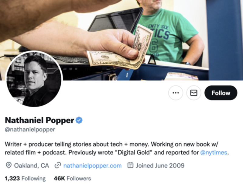 nathaniel popper twitter profile screenshot