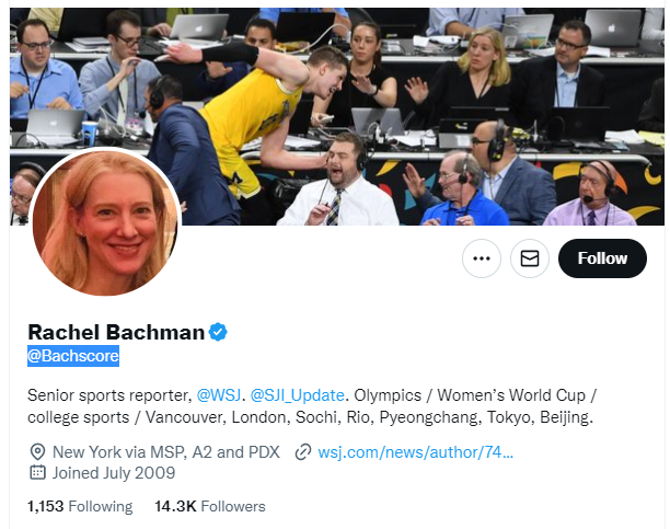 rachel bachman twitter profile screenshot