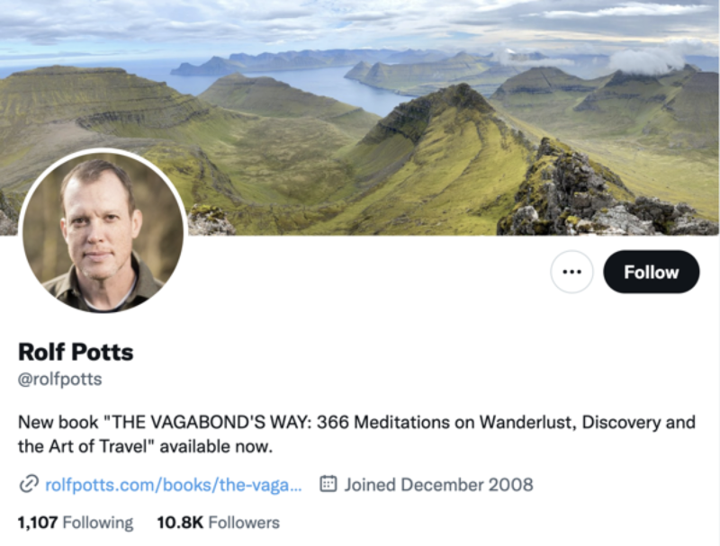 rolf potts twitter profile picture