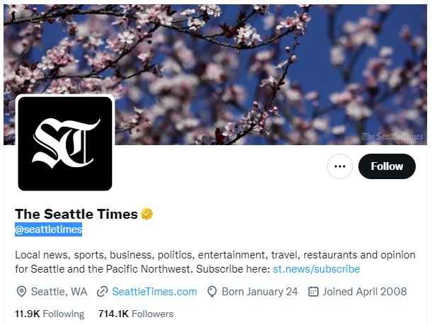 seattle times twitter profile screenshot