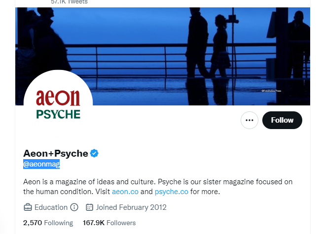 Aeon+Psyche twitter profile screenshot