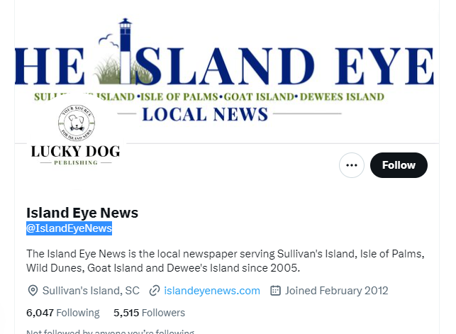 Island Eye News twitter profile screenshot