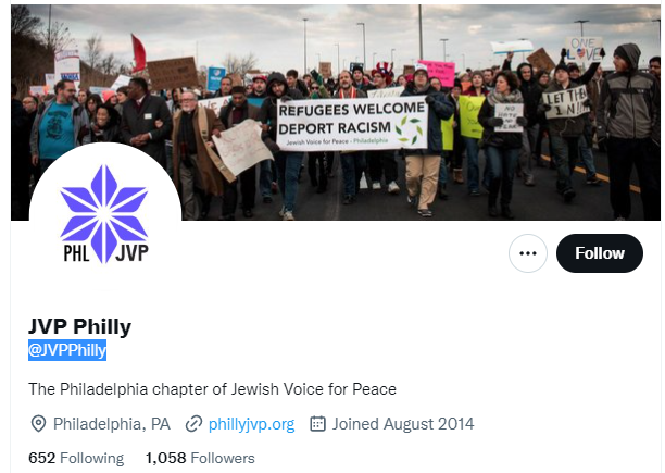JVP Philly twitter profile screenshot