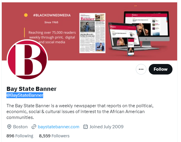 Bay State Banner twitter profile screenshot