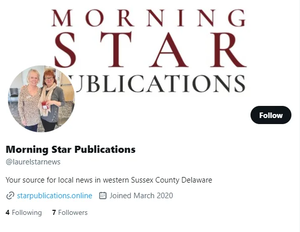 Morning Star Publications twitter profile screenshot