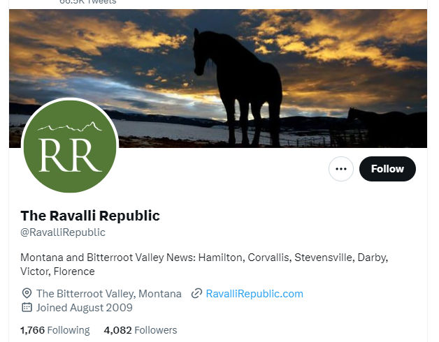 The Ravalli Republic twitter profile screenshot