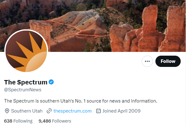 The Spectrum twitter profile screenshot
