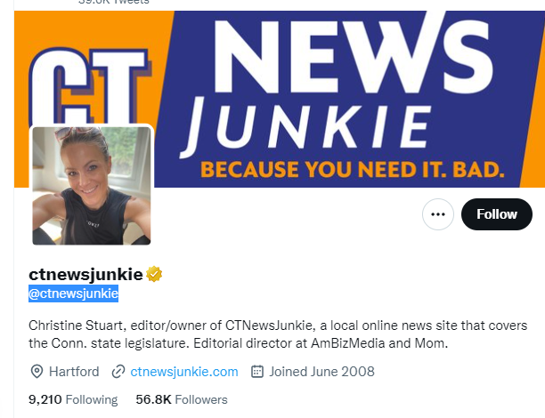 ctnewsjunkie twitter profile screenshot
