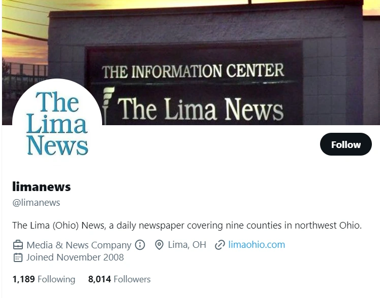 limanews twitter profile screenshot