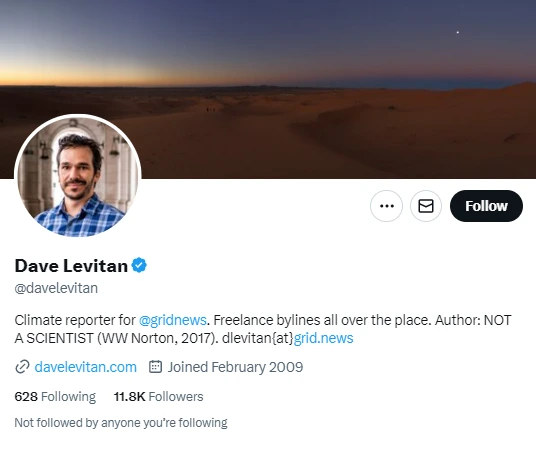 Dave Levitan twitter profile screenshot