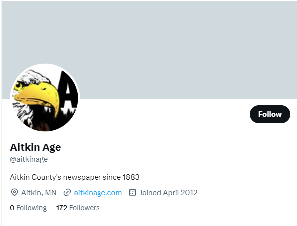 Aitkin Age twitter profile screenshot