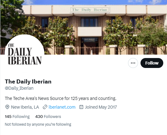 The Daily Iberian twitter profile screenshot