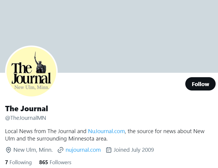 The Journal twitter profile screenshot