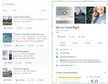 travel marketing trends google business example