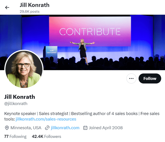 sales thought leadership jill konrath