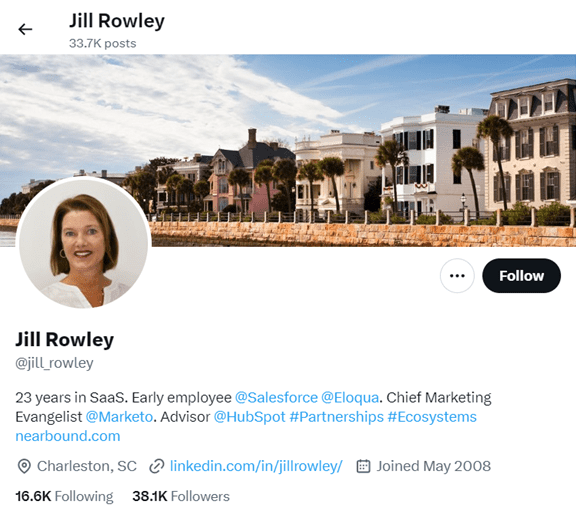 sales thought leadership jill rowley